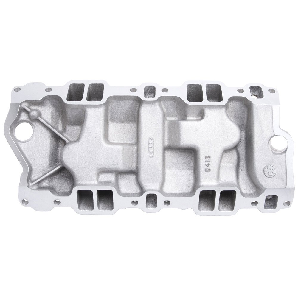 Edelbrock C-357-B Triple-Deuce Intake Manifold for 1955-86 262-400 c.i.d. SB Chevys - EDB-5418