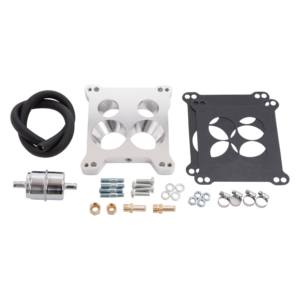 Edelbrock Carb Adapter #2697 Square-Bore To Stock QuadraJet Or Thermo-Quad W/ Spread-Bore - EDB-2697