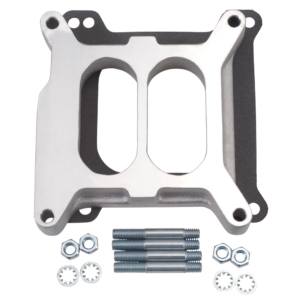 Edelbrock Carburetor Spacer #8714 Divided Center 1in Thick For 2-Plane Manifolds - EDB-8714