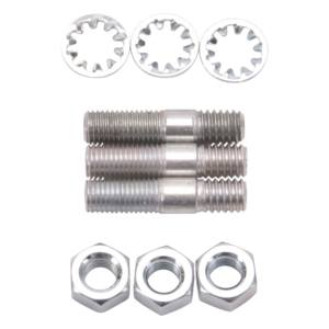 Edelbrock Carburetor Stud Kit #8006 Zinc Finish 5/16-18 x 1 1/4in (3 Pieces) - EDB-8006
