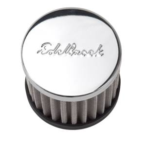 Edelbrock Circle Track Style Open Cotton Gauze Element Round Push-in Breather - EDB-4420