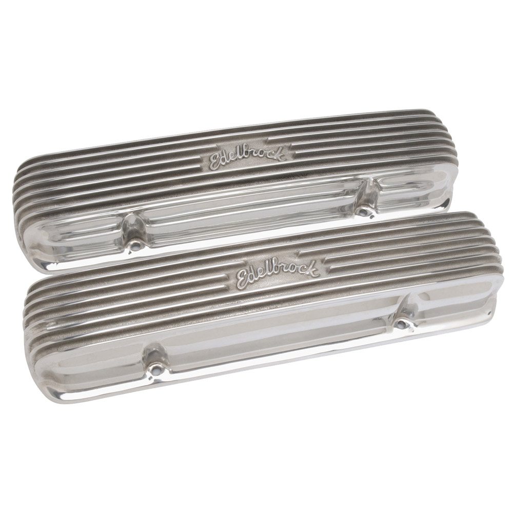 Edelbrock Classic Series Valve Cover for Pontiac V8 1962-79 - EDB-4130
