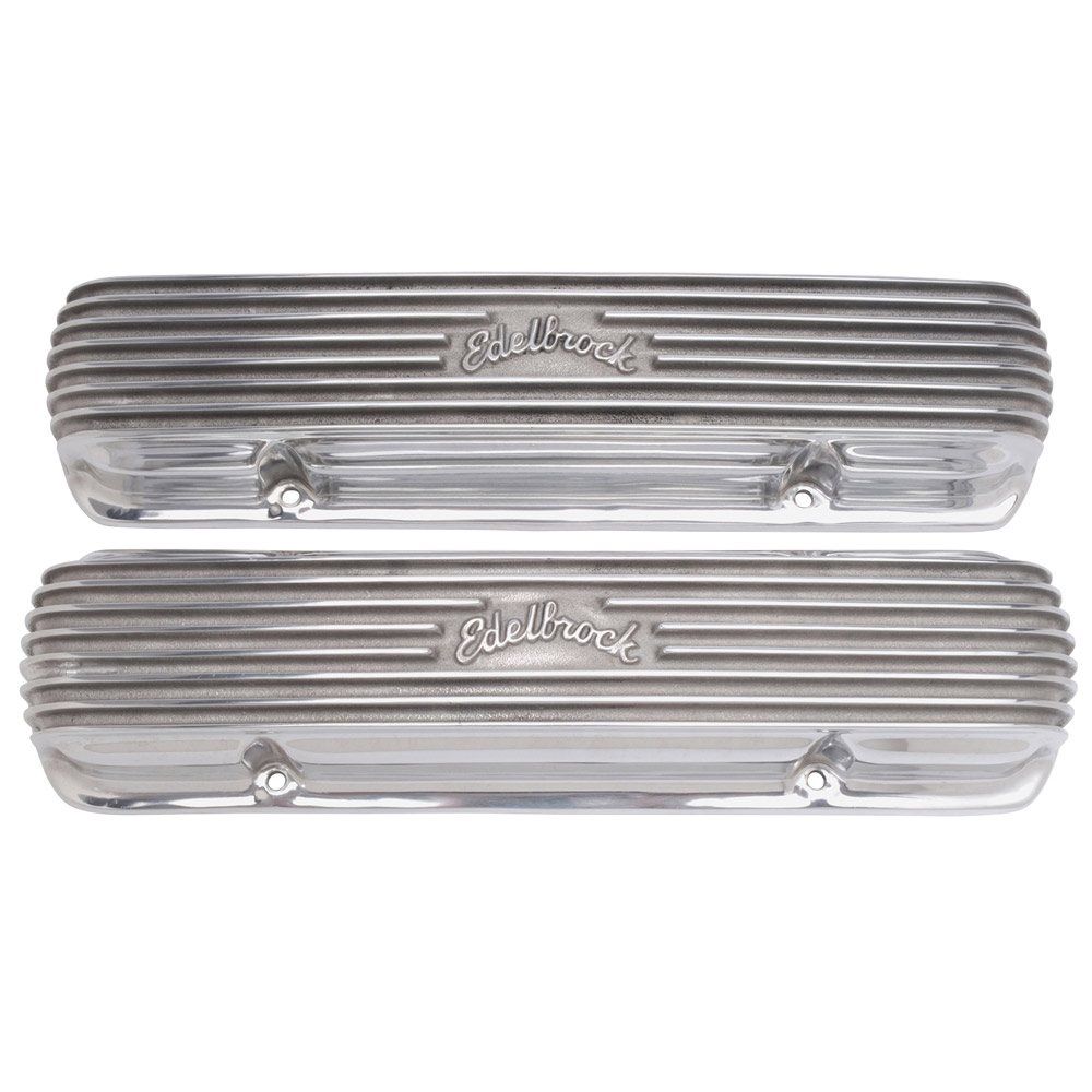 Edelbrock Classic Series Valve Cover for Pontiac V8 1962-79 - EDB-4130