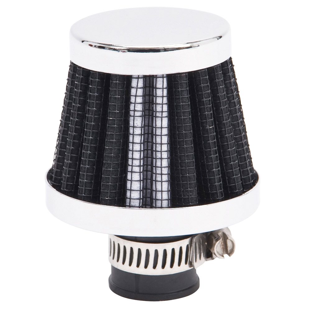 Edelbrock Conical Valve Cover Breather with 9mm Inlet in Black Element - EDB-43510