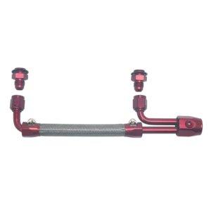 Edelbrock Dual-Quad Fuel Hose Kit #8088 Chrome - EDB-8088