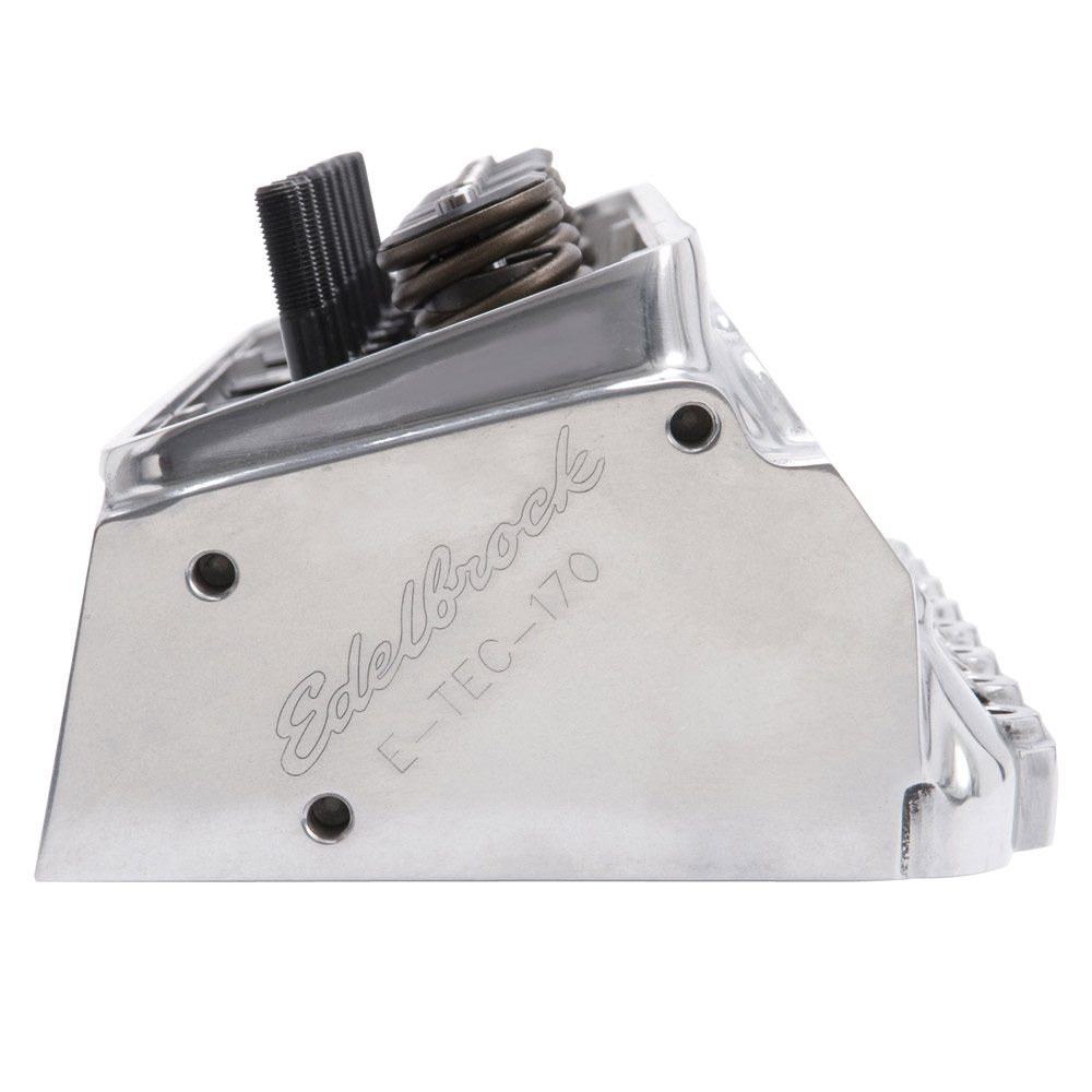 Edelbrock E-Tec-170 Small-Block Chevy Cylinder Head Flat Tappet Polished - EDB-609719