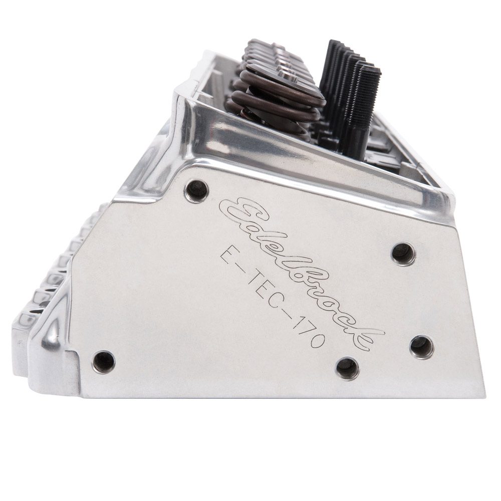 Edelbrock E-Tec-170 Small-Block Chevy Cylinder Head Hydraulic Roller Polished - EDB-609715
