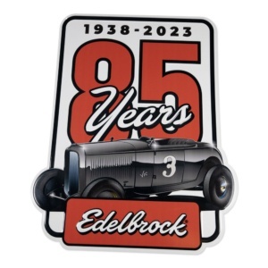 Edelbrock 85 Years Tin Garage Sign - EDB-189185