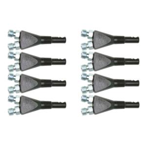 Edelbrock Nitrous E1 1/8" NPT Aluminum Anodized Black Series Nozzle 8-Pack - EDB-72560