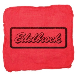 Edelbrock Red Shop Rag - Sold Individually - EDB-189150