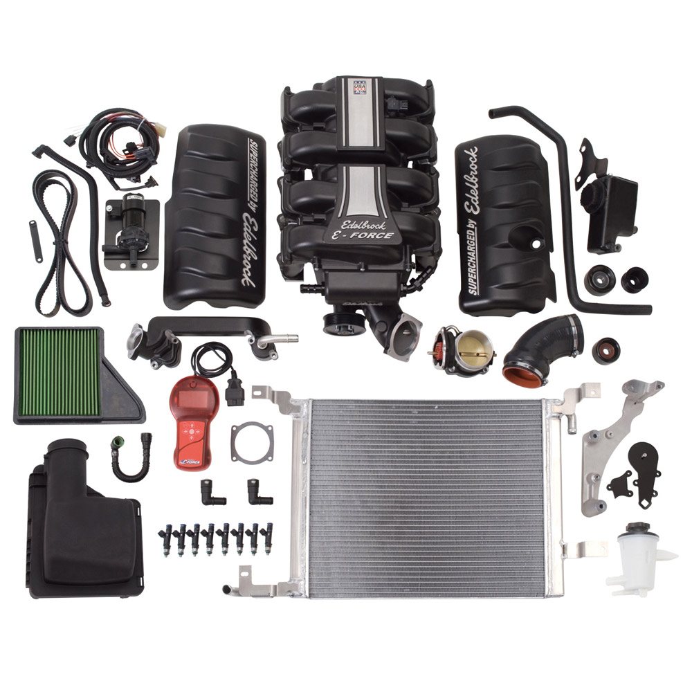 Edelbrock Stage 1 Supercharger Kit #1582 For 2010 Mustang GT 4.6L 3V W/ Tune - EDB-1582