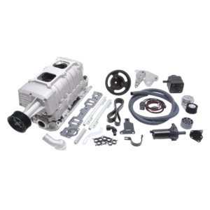 Edelbrock Enforcer Dual-Quad Supercharger for LS Cathedral Port Heads - EFI Satin Finish - EDB-1526