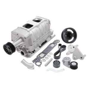Edelbrock Enforcer Dual-Quad Supercharger for SBC E-Tec/Vortec cyl. heads - No Carbs Satin - EDB-1515