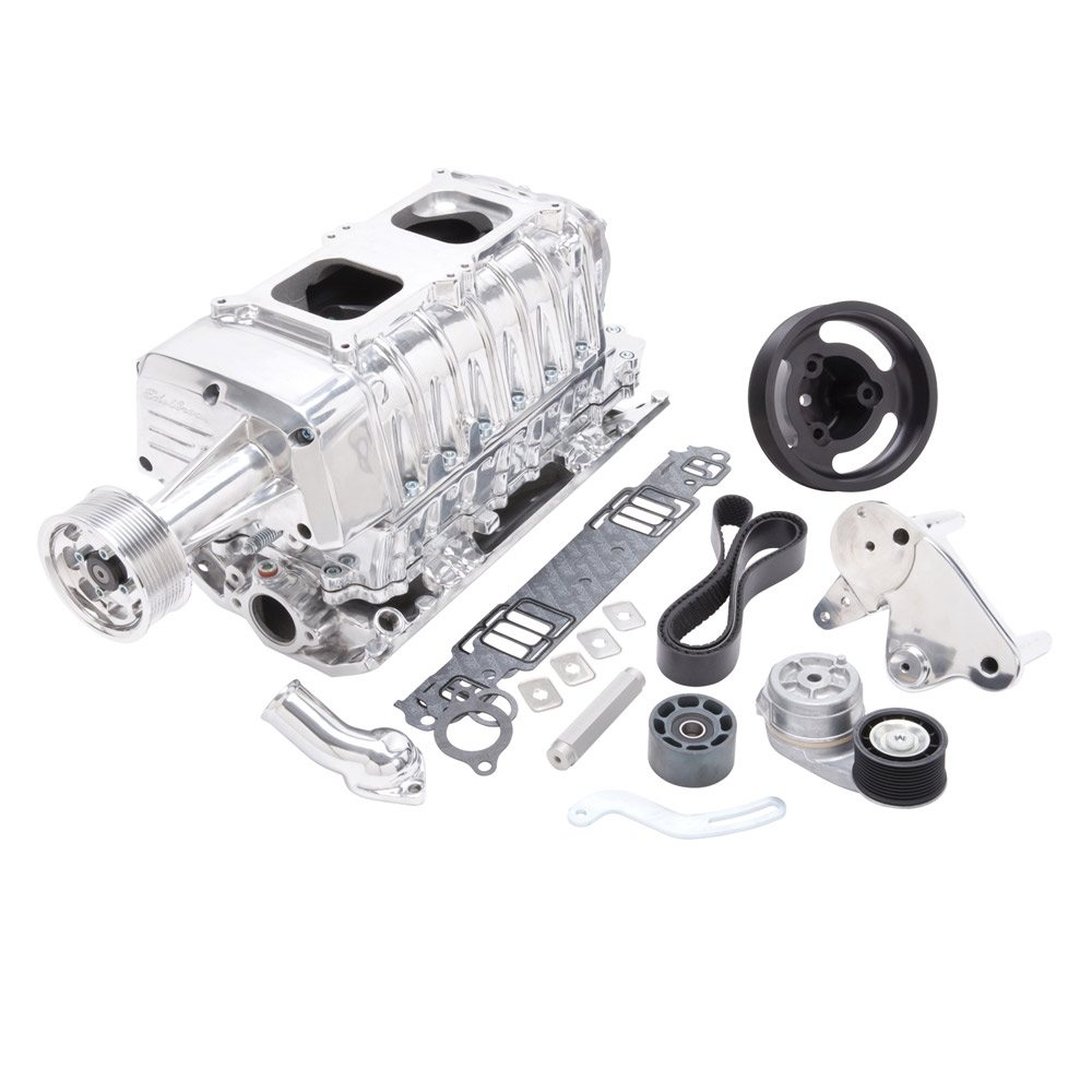 Edelbrock Enforcer Dual-Quad Supercharger for SBC Engines - No Carbs/Polished - EDB-15131