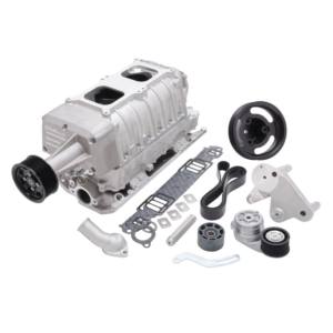 Edelbrock Enforcer Dual-Quad Supercharger for SBC Engines - No Carbs Satin Finish - EDB-1513