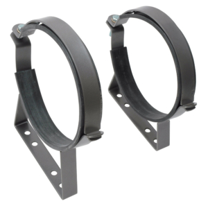 Edelbrock Hinged Steel Bracket in Grey Finish for Edelbrock 10 & 15-lb. Aluminum Bottles - EDB-76204