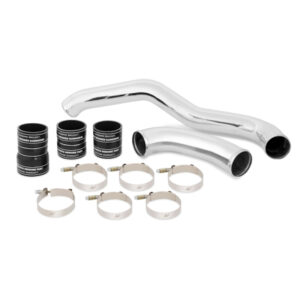 Mishimoto MMICP-F2D-08HBK polished aluminum hot-side intercooler pipe kit for 2008-2010 6.4L Powerstroke