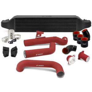 Mishimoto Performance Intercooler Kit MMINT-CIV-22KBKWRD with cast aluminum end tanks and bar-and-plate core