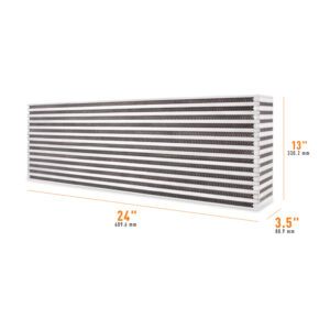 Mishimoto MMUIC-08 Universal Air-to-Air Race Intercooler Core for forced induction builds