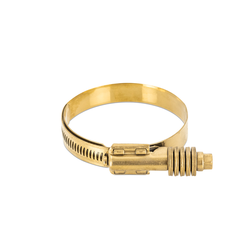 Mishimoto MMCLAMP-CTWG-79GD gold constant tension worm gear clamp, 57mm-79mm size range