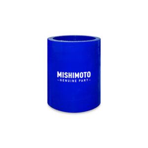 Mishimoto MMCP-4SBL 4-inch straight coupler in blue for air intake systems