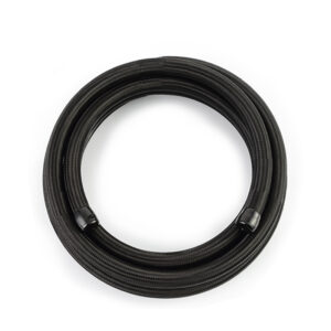 Mishimoto MMSBH-10180-CB -10AN Braided Line, Black Nylon, 15 ft