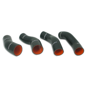 Mishimoto black silicone turbo induction hose for 1990-1996 Nissan 300ZX Turbo, part MMHOSE-300ZX-90THBK