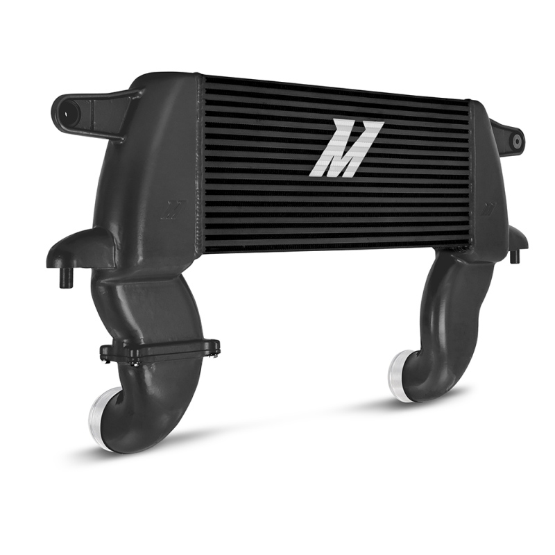Black powder coated aluminum intercooler piping kit with silicone DuraCore boots for Ford Bronco 2.7L EcoBoost
