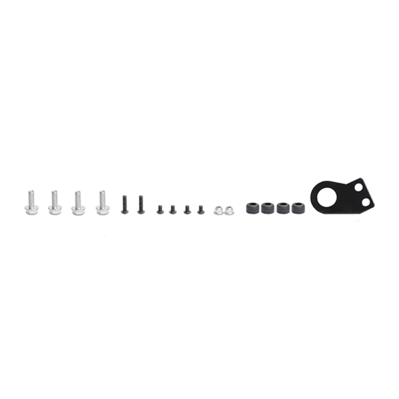 Powder-coated steel Mishimoto fan shroud designed to fit the BMW E36 chassis