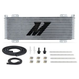 Mishimoto MMTC-SP-13SL 13-Row Stacked Plate Cooler in silver finish