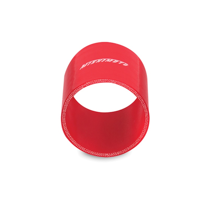 Mishimoto MMCP-30SRD 3-inch red silicone straight coupler for air intake systems