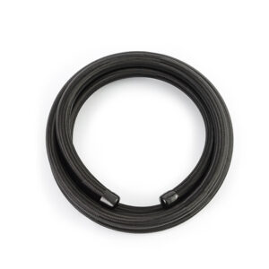 Mishimoto MMSBH-06120-CB -6AN Braided Line, 10 ft black nylon