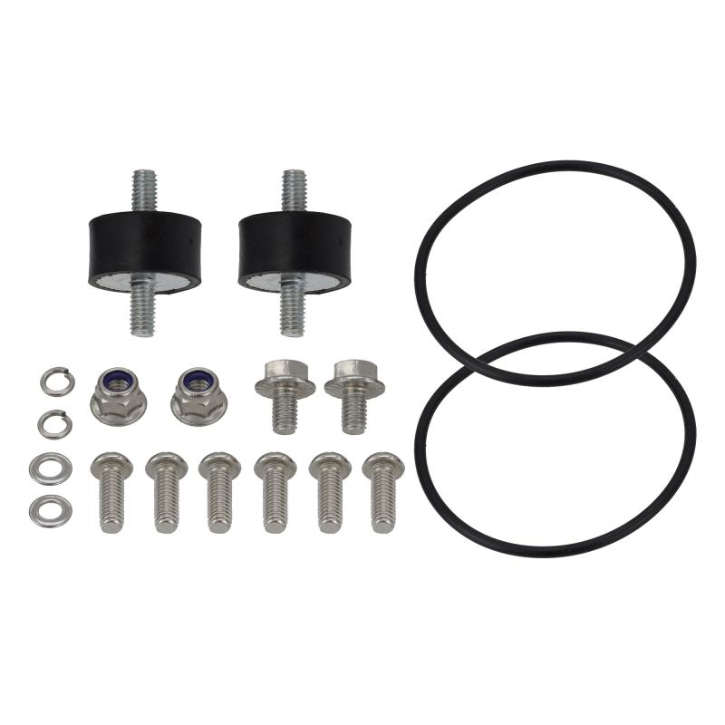 Powder-coated black aluminum intercooler piping for Honda Civic, Acura Integra, and CR-V