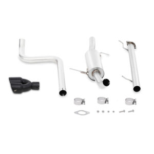 Mishimoto Fiesta ST cat-back exhaust in 304 stainless steel with black round tips, MMEXH-FIST-14BK