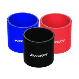 Mishimoto MMCP-30SBK 3-inch black silicone straight coupler for air intake systems