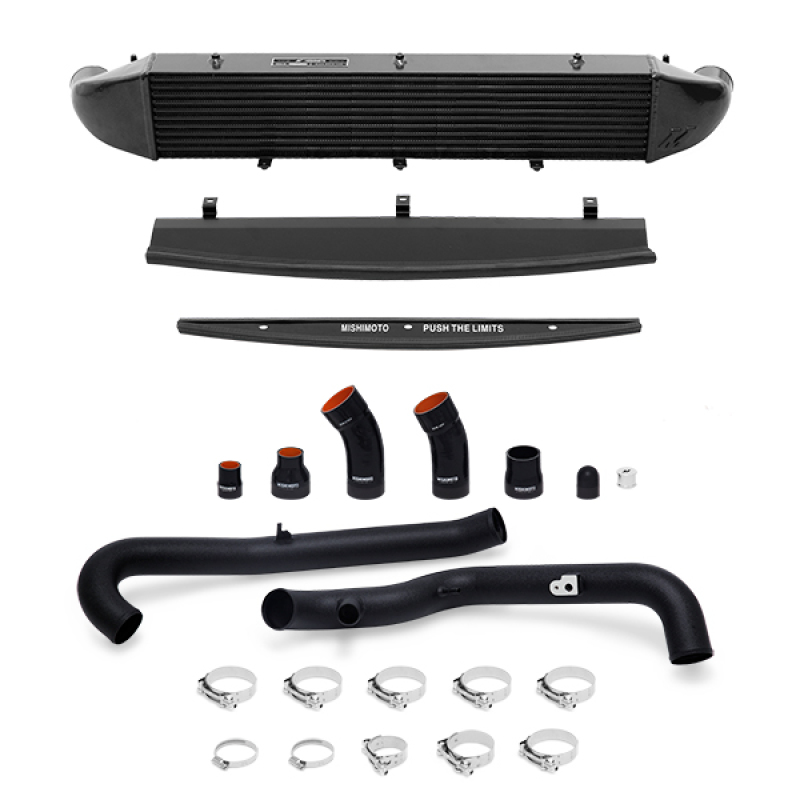 Upper and lower air diversion plates included with Mishimoto Fiesta ST intercooler kit