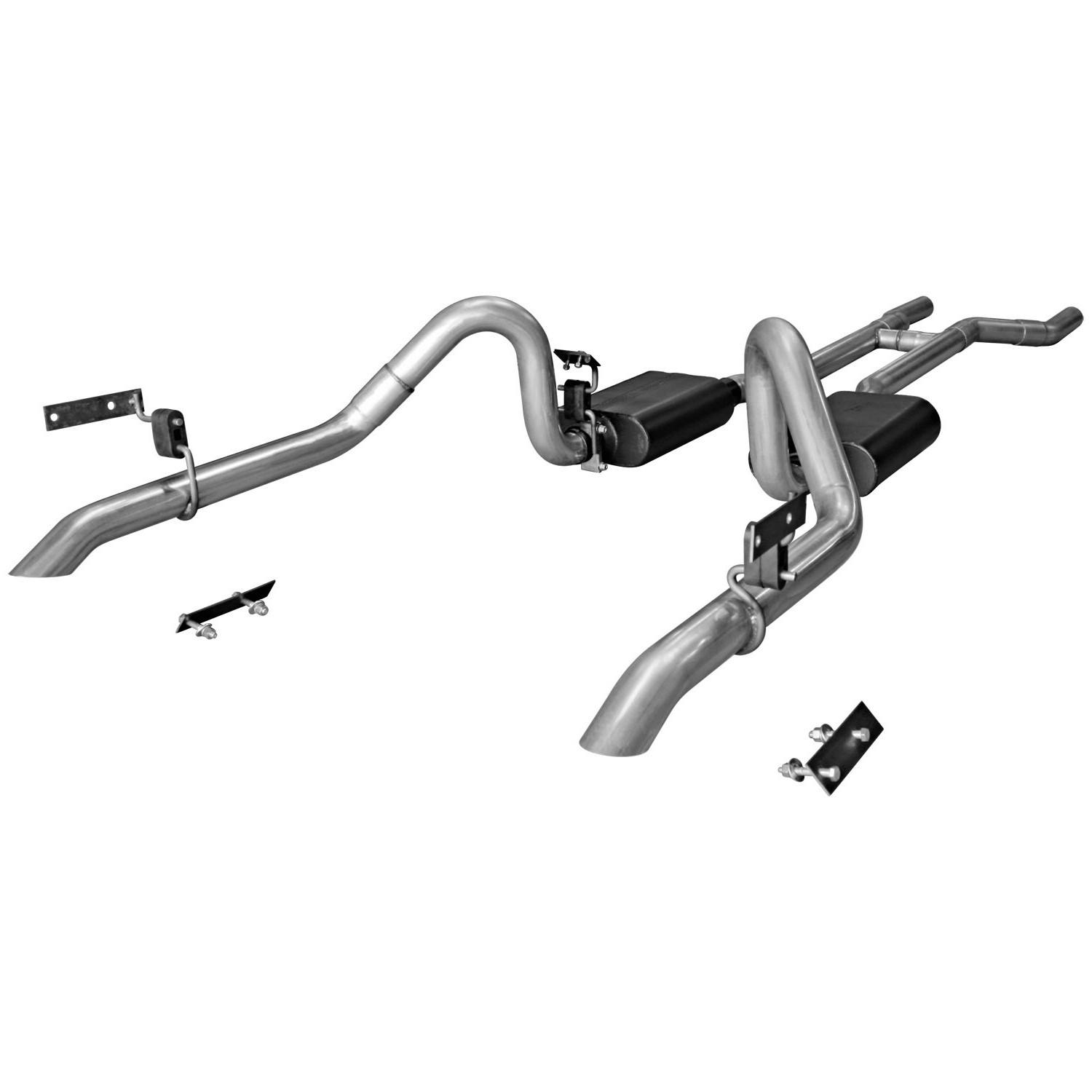 67-70 Ford Mustang (289, 302, 390, 428, 429) Exhaust System Kit - Image 3