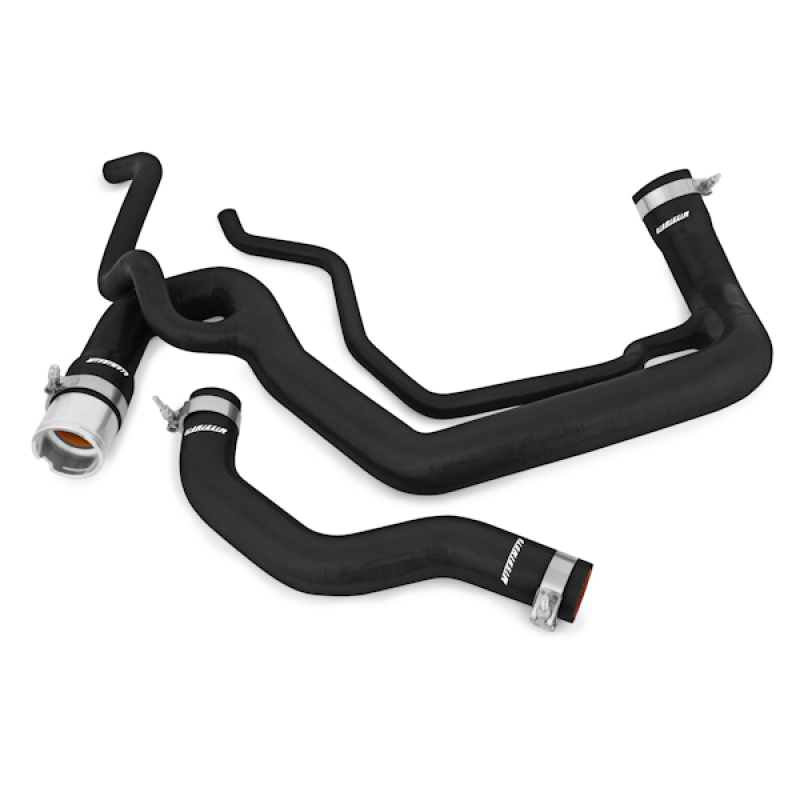 Mishimoto silicone coolant hose with 6061 aluminum CNC-machined coupler