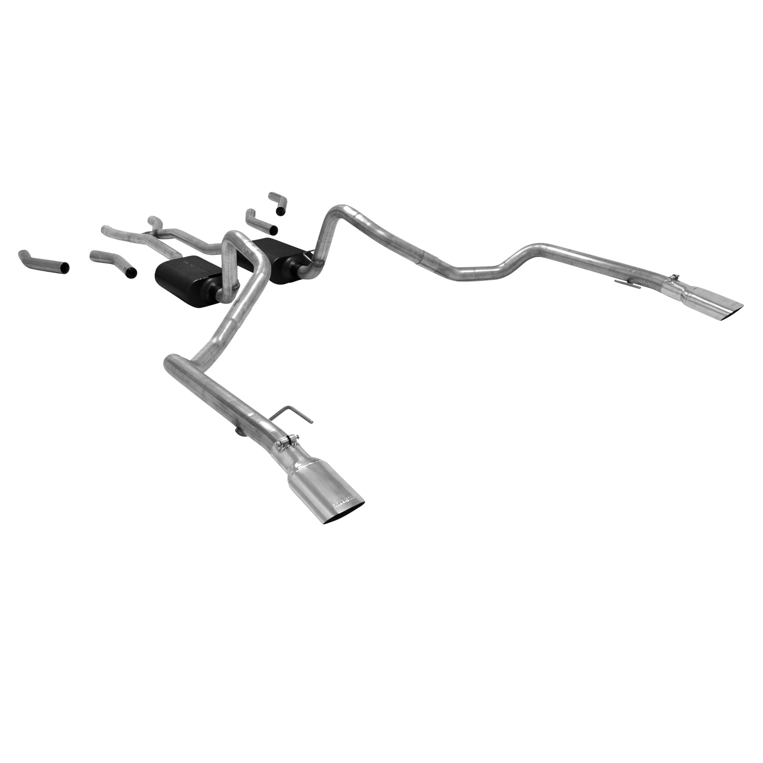 Flowmaster American Thunder Crossmember-Back Exhaust System