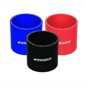 Mishimoto MMCP-25SBK 2.5 inch black straight silicone coupler for air intake systems