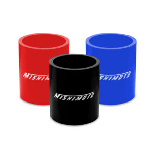 Mishimoto MMCP-225SBK 2.25-inch black silicone straight coupler for air intake and piping builds