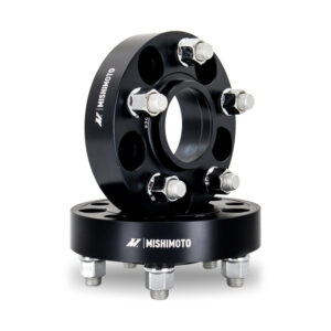 Mishimoto black wheel spacer MMWS-001-250BK with 5x114.3 bolt pattern