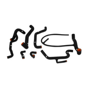 Mishimoto MMHOSE-GLF-95BK black silicone hose kit for 1995-1999 Volkswagen Golf models