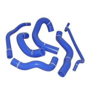 Mishimoto MMHOSE-MUS-05BL blue silicone radiator hose kit for 2005-2006 Ford Mustang GT