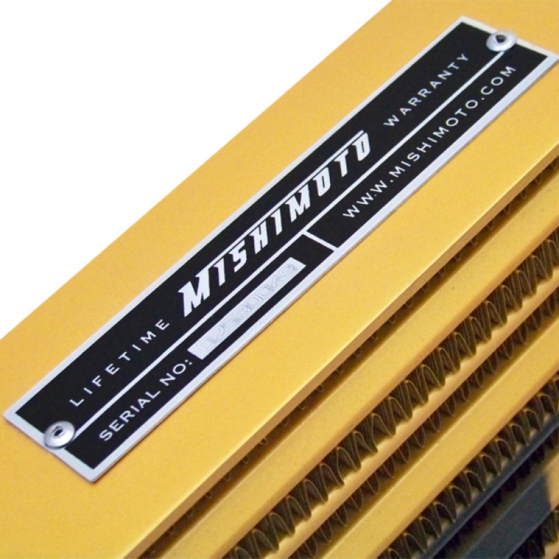 Mishimoto M-Line Gold Universal Front-Mount Intercooler MMINT-UMG - Image 7