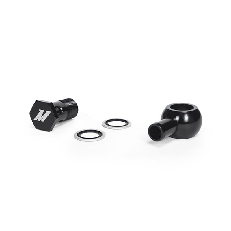 Mishimoto MMBB-STBK Black Aluminum Banjo Fitting w/ Bolt - Image 5