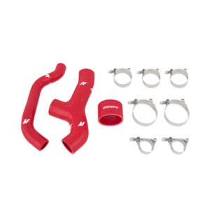 Mishimoto red silicone intercooler hose kit MMHOSE-SUB-INT6RD for Subaru WRX and Forester XT