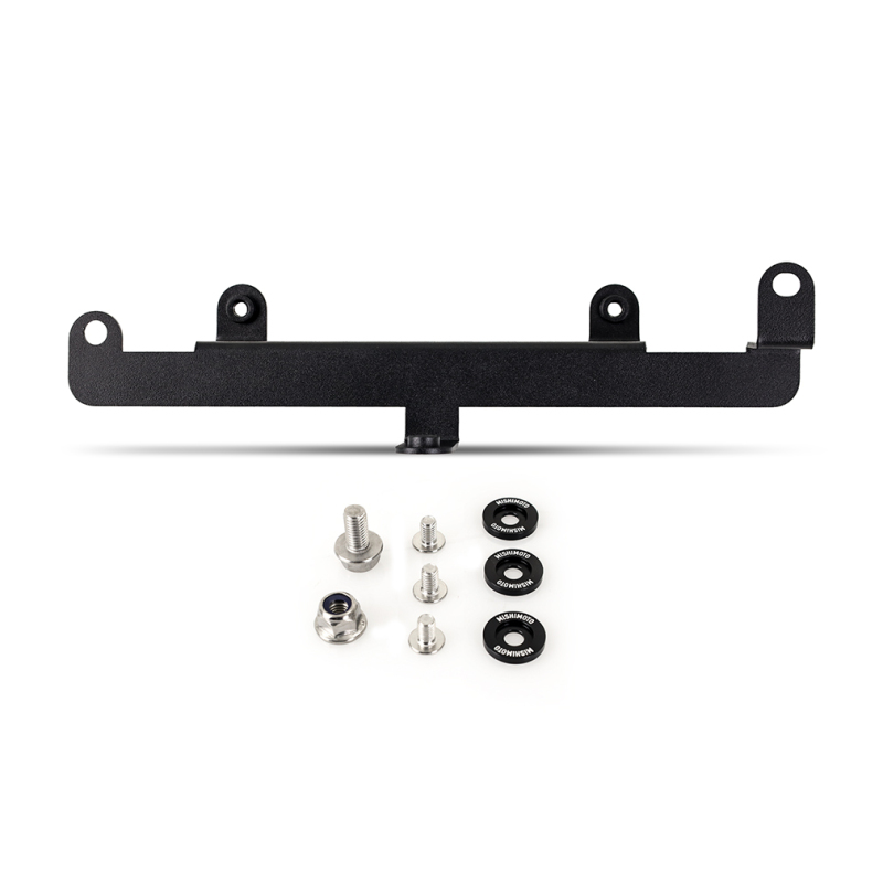 Black aluminum pulley cover by Mishimoto for Subaru WRX
