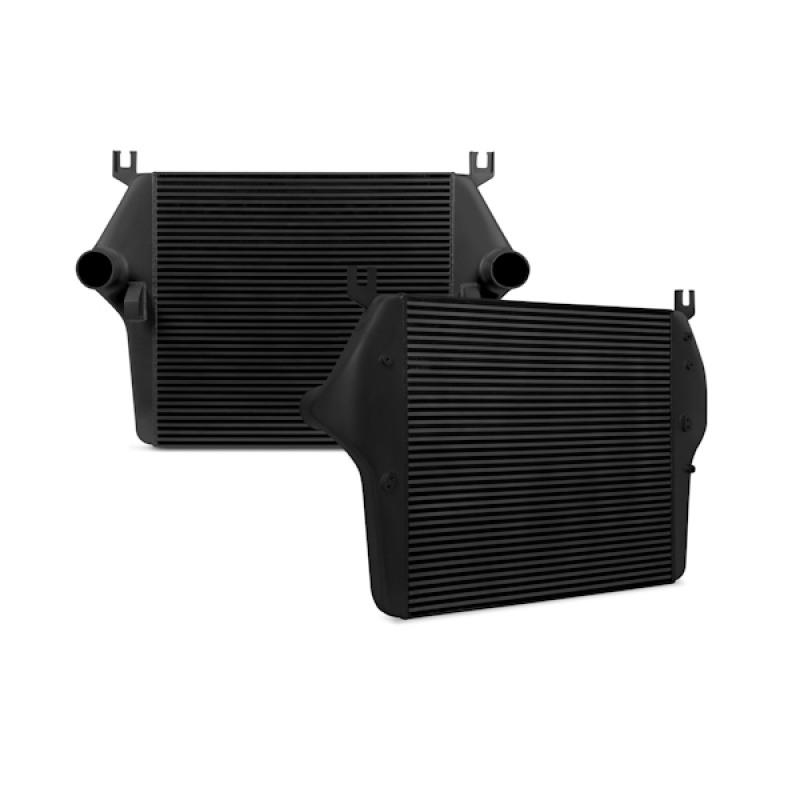Mishimoto aluminum M logo badge included with intercooler kit