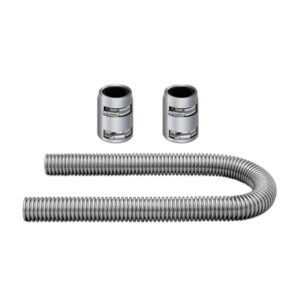 Mishimoto MMAH-U36C chrome stainless steel universal flexible radiator hose